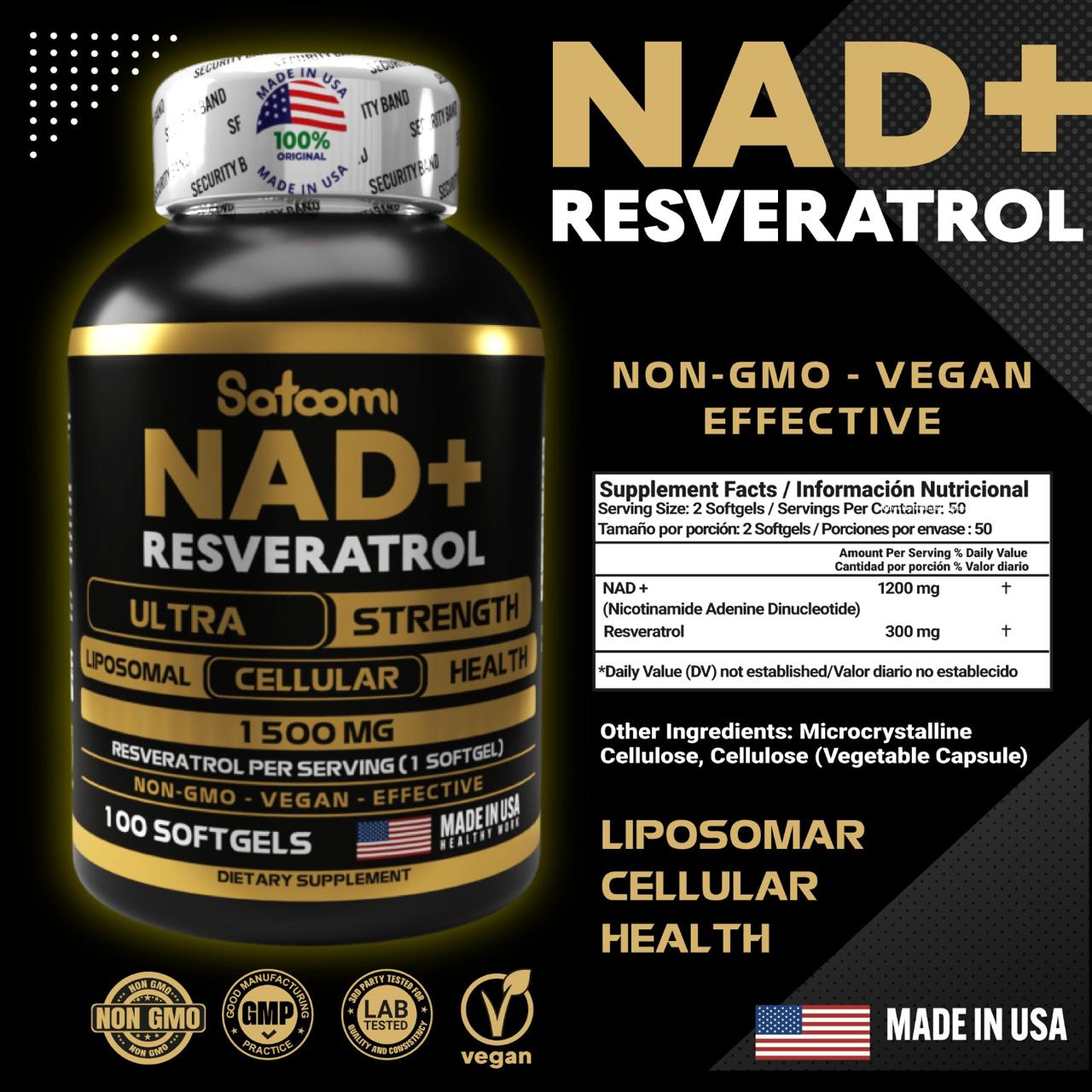 NAD+ RESVERATROL