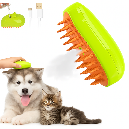 Cepillo Vaporizador Premium para Mascotas