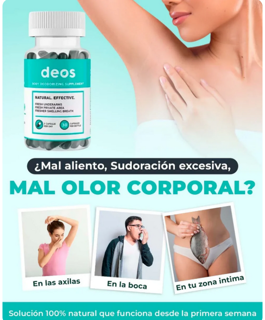 DEOS – Desodorante Interno Natural